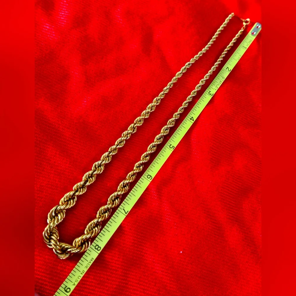 Napier Gold Rope Chain - Picture 7 of 9